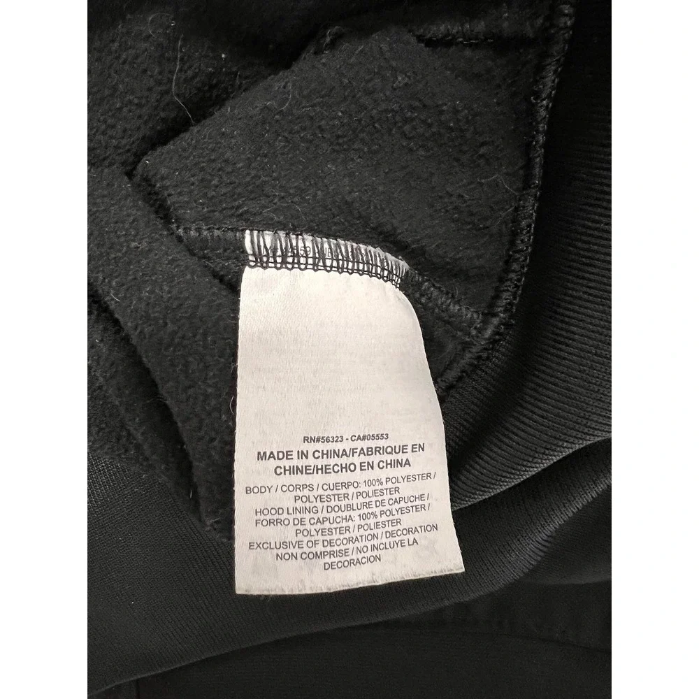 Nike Boys Black Full Zip Up‎ Hoodie Jacket Size Small